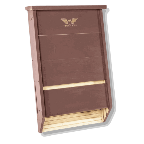 Three Chamber Bat House – Premium Cedar Bat Box (Brown)