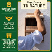 Connect with nature, create a backyard wildlife sanctuary, and give the perfect gift for bird lovers