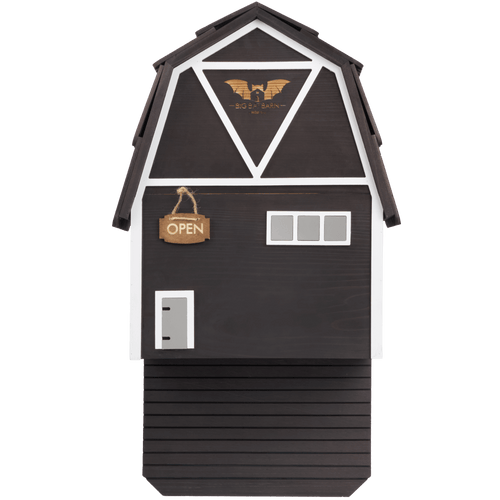 Big Bat Barn – Three Chamber Premium Cedar Bat Barn (Black)