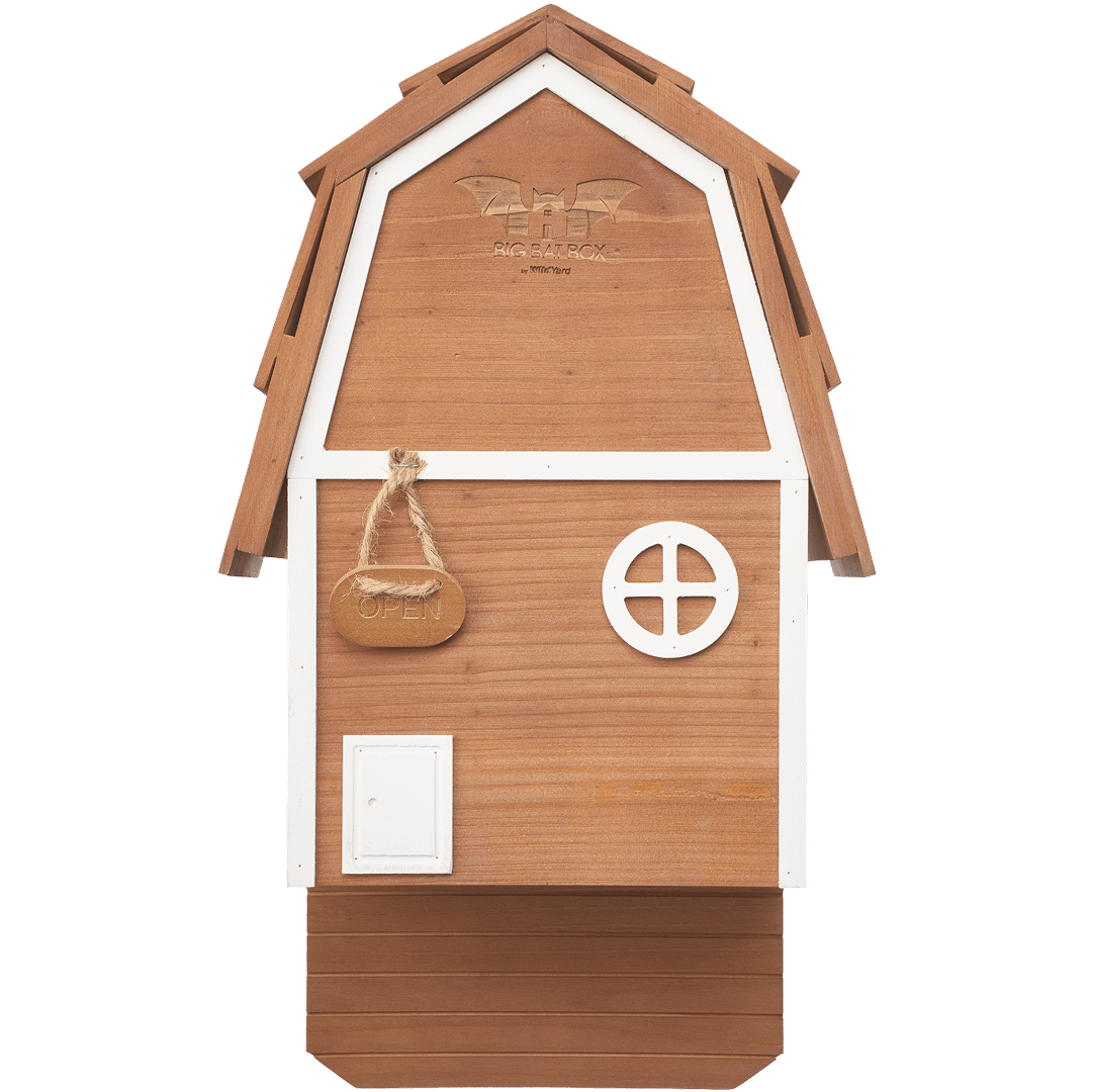 Bat Barn Junior – Two Chamber Premium Cedar Bat Barn (Brown)