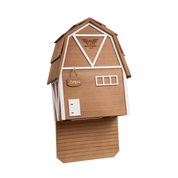 Grande Grange à Chauves-Souris – Trois Chambres Cèdre Premium (Marron)