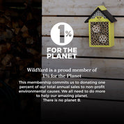 Eco-friendly bee house with 1% for the Planet nonprofit support