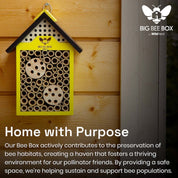 Big Bee Box bee house with purpose-driven eco design
