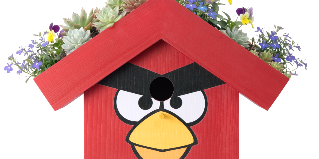 WildYard X Angry Birds™ - Flowerpot Birdhouse