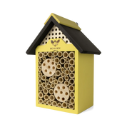 Big Bee Box bee house – front view with bamboo tubes