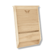 Three chamber cedar bat house for pest control and bat conservation in hot climates